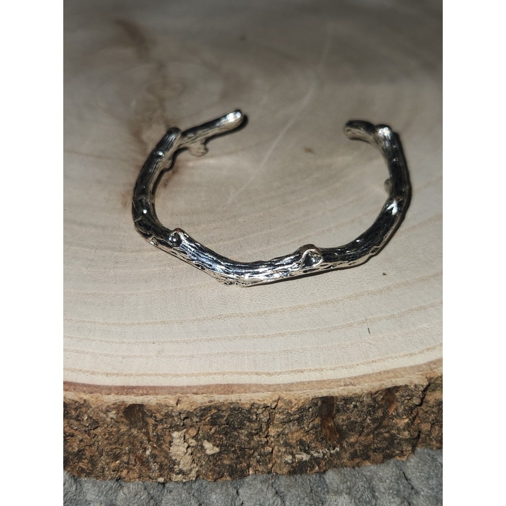 Jim Holtz Assemblage~Cuff Branch~Dark Antique Silver Finish